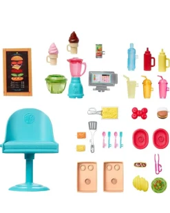 Barbie Gatekjøkken med over 30 tilbehør