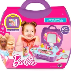 Barbie Hår- og Sminkestasjon 10+ Deler