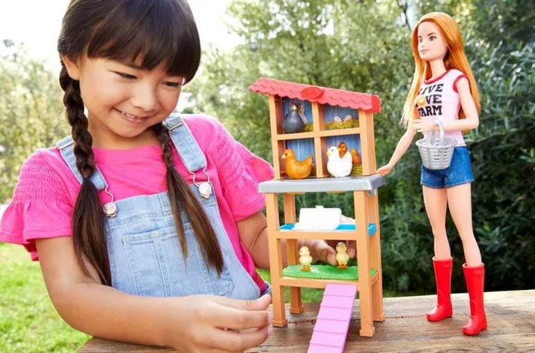 Barbie Karriere lekesett med dukke - Kyllingbonde