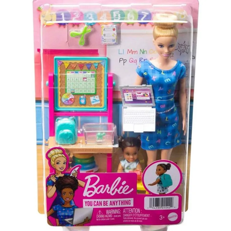 Barbie Karriere Lekesett m/ dukke - Barnehagelærer