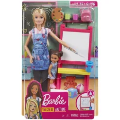 Barbie Karrieredukke - Kunstlærer Lekesett med dukke