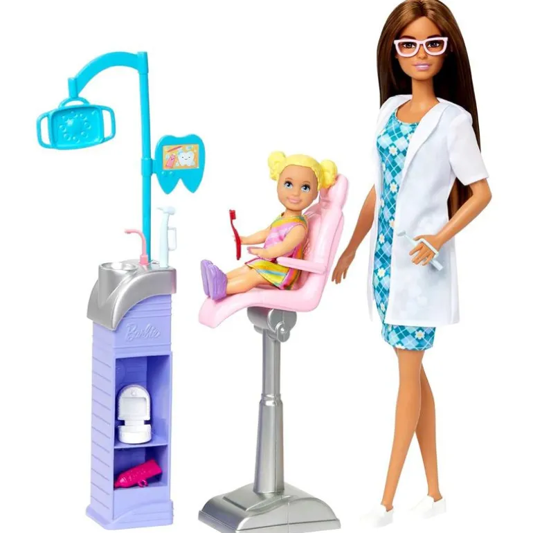 Barbie Karrieredukke m/ tilbehør - Tannlege