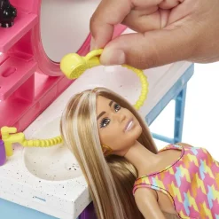 Barbie Lekesett m/ dukke og tilbehør - Hårsalong
