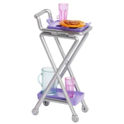 Barbie Lekesett m/ dukke og tilbehør - Kjøkkenskap