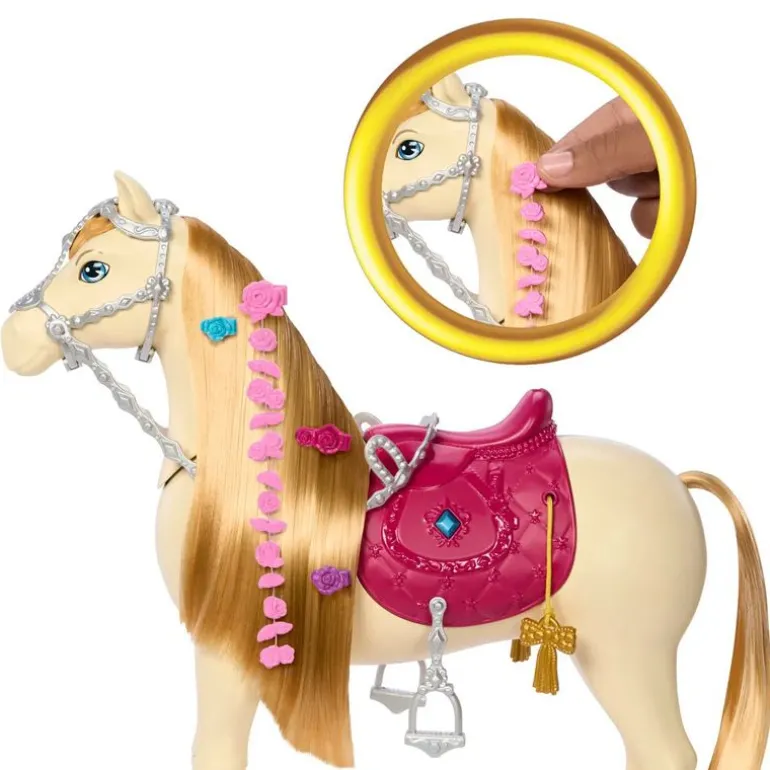 Barbie Mysteries Dance & Show Hest m/ 20+ lyder og tilbehør - Tornado