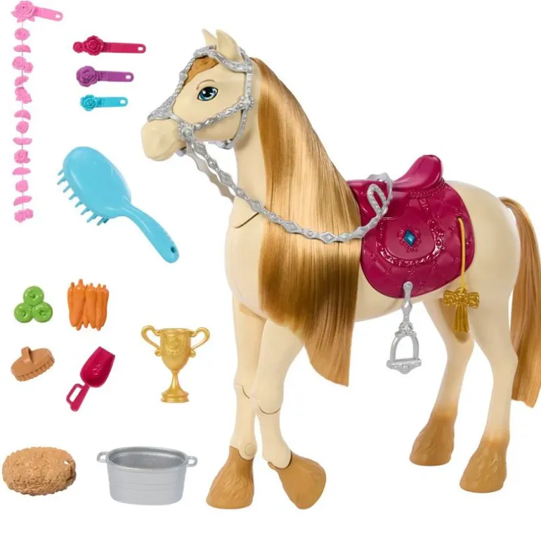 Barbie Mysteries Dance & Show Hest m/ 20+ lyder og tilbehør - Tornado