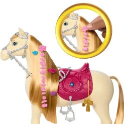 Barbie Mysteries Dance & Show Hest m/ 20+ lyder og tilbehør - Tornado