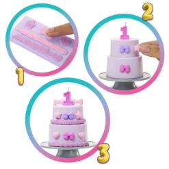 Barbie Party Unboxed Pet Birthday Dukke - Birthday Bows