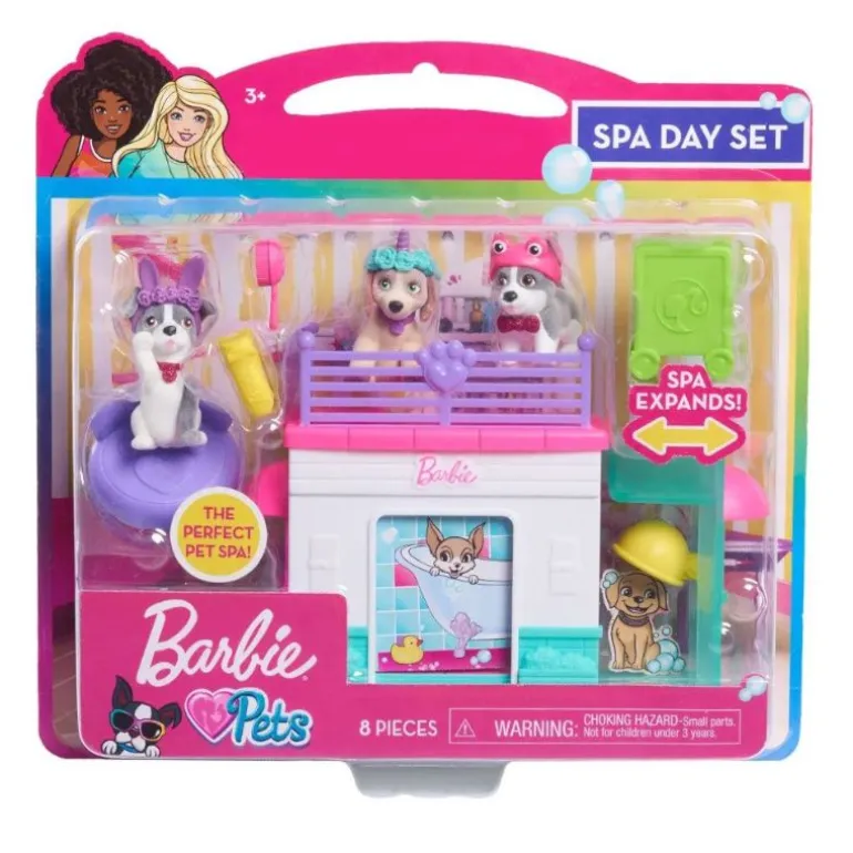 Barbie Pets Lekesett - Spadag med Hundene