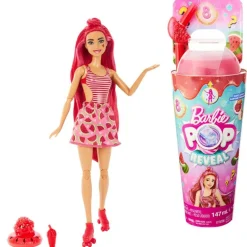 Barbie Pop Juicy Fruits Reveal Dukke - Vannmelon