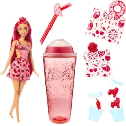 Barbie Pop Juicy Fruits Reveal Dukke - Vannmelon