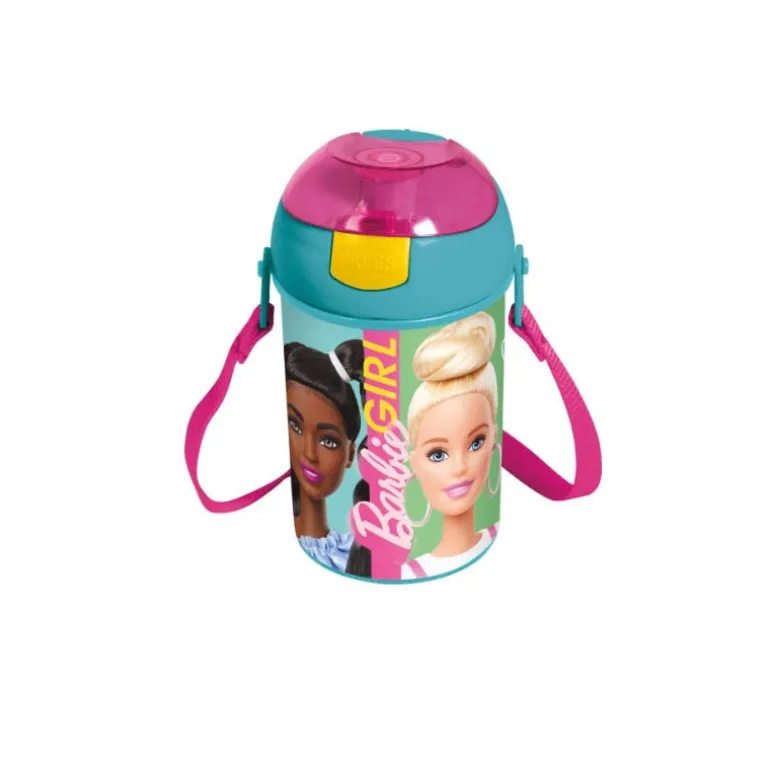 Barbie Pop-Up Drikkeflaske 450ml