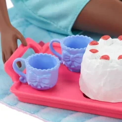 Barbie Princess Adventure lekesett - Overnatting med 3 dukker og tilbehør