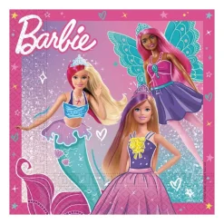 Barbie Servietter 33x33cm - 20 stk