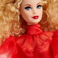 Barbie Signaturdukke 29cm- 75-årsjubileum med rød kjole