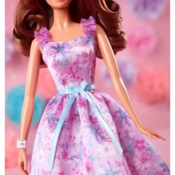 Barbie Signature Birthday Wishes Dukke - Satengkjole m/ blomstertrykk