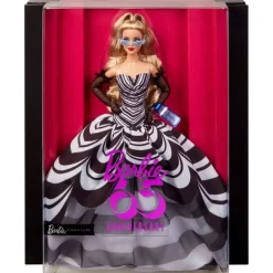 Barbie Signature 65-Årsjubileum Dukke - Svart og Hvit Kjole