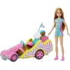 Barbie Stacie Dukke m/ kjøretøy og tilbehør - Go-Kart