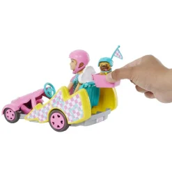 Barbie Stacie Dukke m/ kjøretøy og tilbehør - Go-Kart