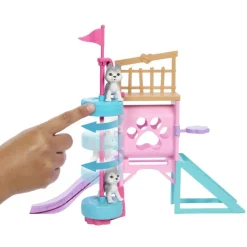 Barbie Stacie Lekesett m/ dukke og tilbehør - Valpelekeplass