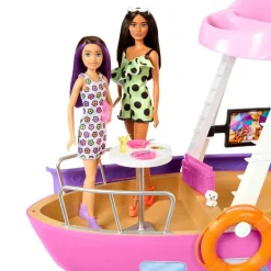 Barbie 110x40cm Lekebåt m/ 20+ deler og 6 lekeområder - Dream Boat