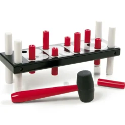 BRIO Bankebrett sort/rød/hvit 30515