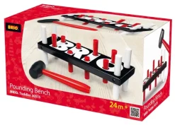 BRIO Bankebrett sort/rød/hvit 30515