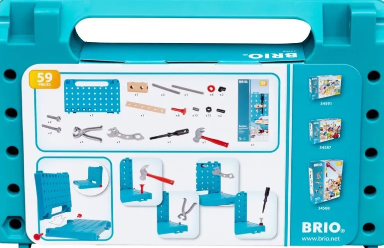 BRIO Builder Arbeidsbenk med verktøy