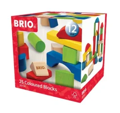 BRIO Byggeklosser i 25 Deler - Farger 30114 fra 1 år