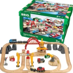 BRIO Deluxe Togbane sett 87 deler 33052