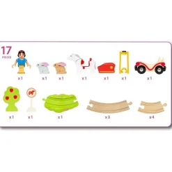 BRIO Disney Princess Snøhvit med dyr sett 32299