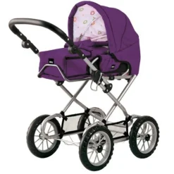 BRIO Kombi Dukkevogn - Plomme