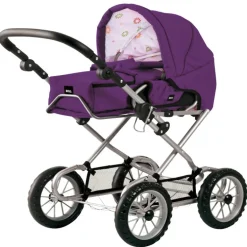 BRIO Kombi Dukkevogn - Plomme