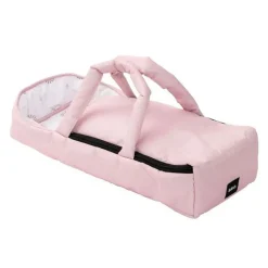 BRIO Kombi Dukkevogn - Rosa m/ dråpeformet mønster