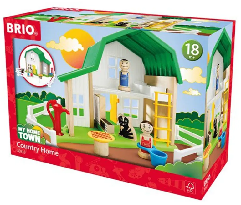 BRIO My Home Town - Gårdshus fra 1,5 år 30313