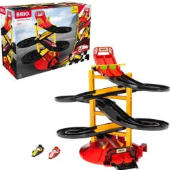BRIO Racerbiltårn m/ 2 lekebiler 30550