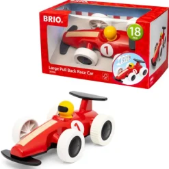 BRIO Stor Pull-Back Racerbil fra 1,5 år