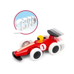BRIO Stor Pull-Back Racerbil fra 1,5 år