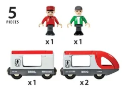 BRIO World - Persontog med vogner 33505