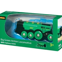 BRIO World - Stort grønt lokomotiv 33593