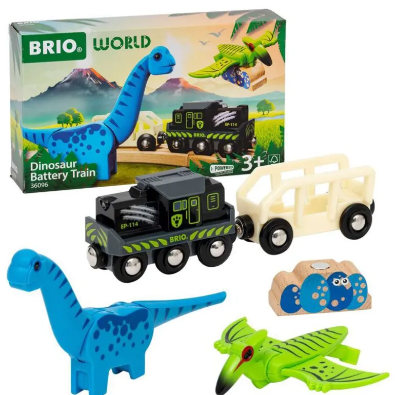 BRIO World Batteridrevet Tog - Dinosaur
