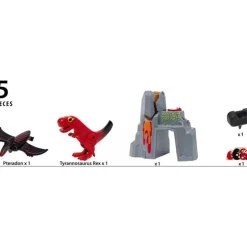 BRIO World Dinosaurer og vulkan i utbrudd 36092