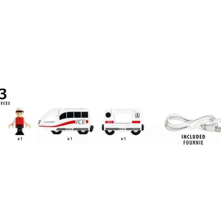 BRIO World ICE Oppladbart Høyhastighetstog 36088