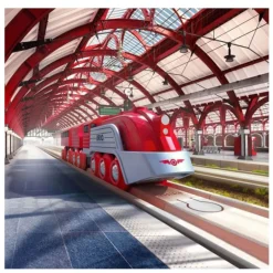 BRIO World Rødt Strømlinjeformet Tog 33557