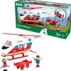 BRIO World Redningshelikopter med figurer 36022