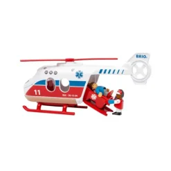 BRIO World Redningshelikopter med figurer 36022