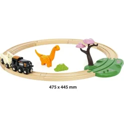 BRIO World Sirkel Togsett - Dinosaur