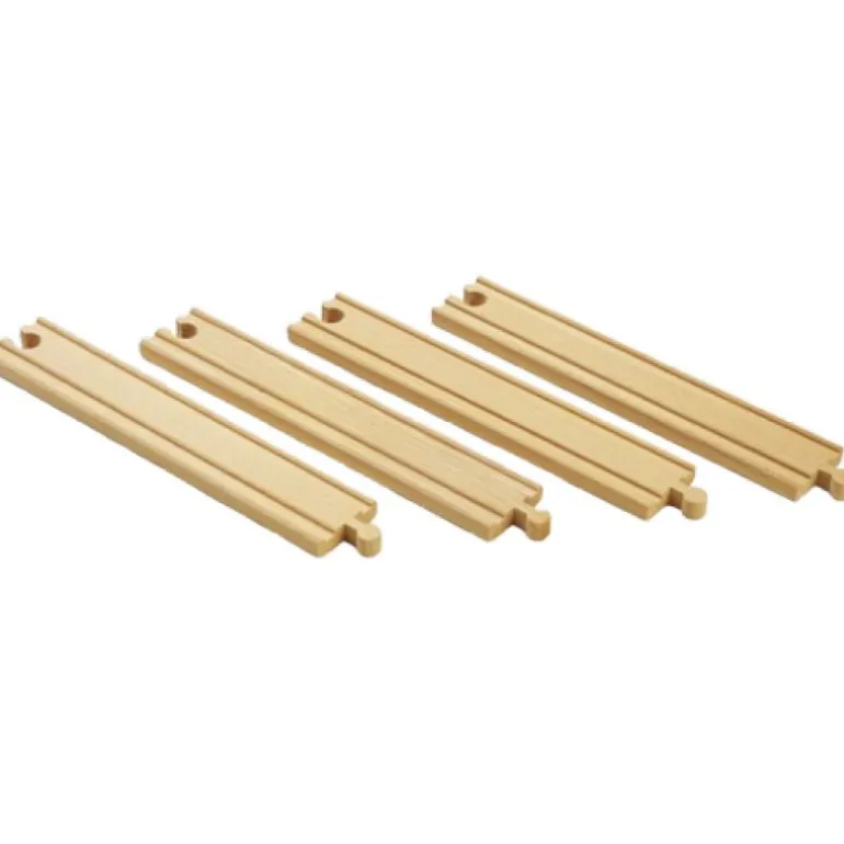 BRIO World Skinner rett Lang 4 pakning 33341