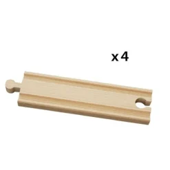 BRIO World Skinner rett Medium 4 pakning 33335