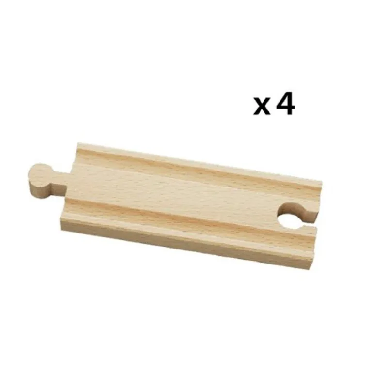 BRIO World Skinner rett Små 4 pakning 33334